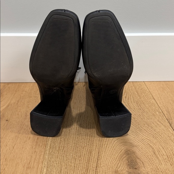 A New Day Pippa stretch faux leather ankle boots Sz 6.5 - Picture 7 of 13